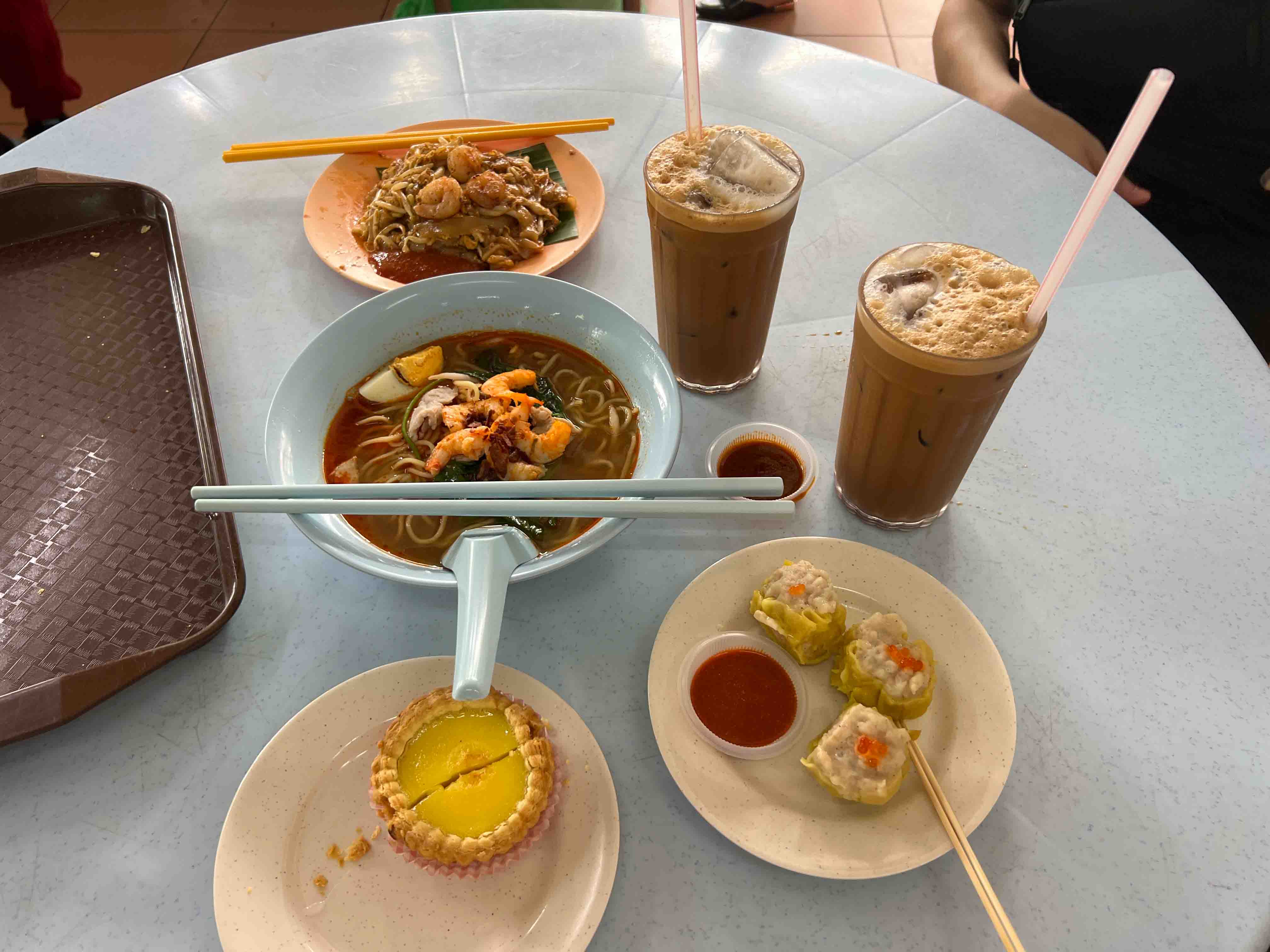 Food we ordered at Kedai Makanan Nam Heong – Ipoh Itinerary
