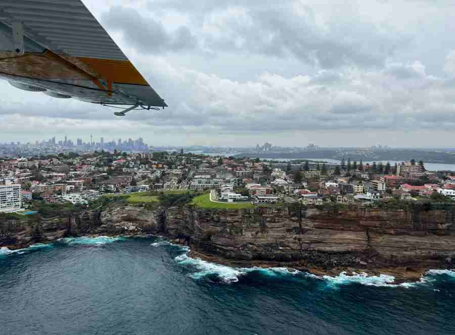 Aerial view of Diamond Bay Reserve - Sydney itinerary